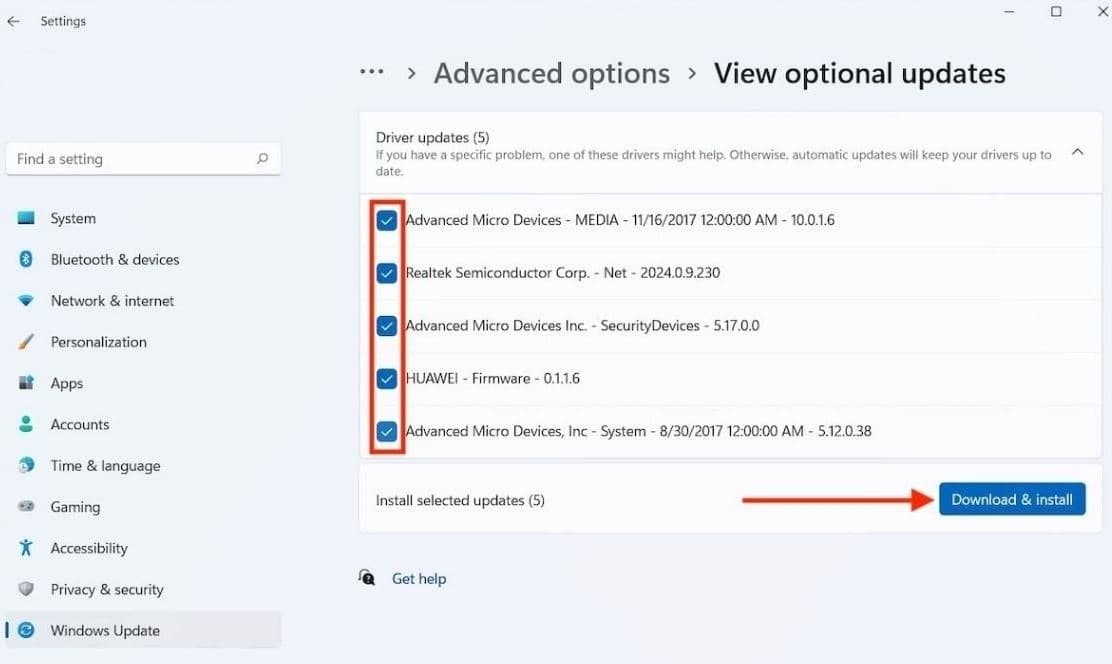 Hoe u het apparaatstuurprogramma kunt bijwerken in Windows 11 (4 ...
