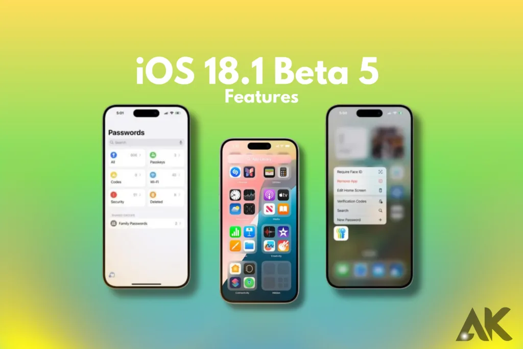Entdecken Sie iOS 18.1 Beta 5 Features: Ein tiefes Eintauchen in die neuesten Updates