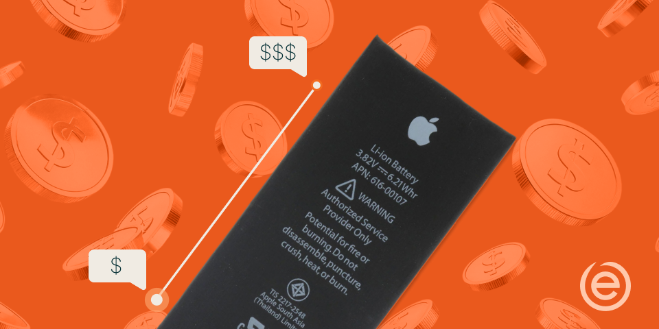 Was ist die Preisspanne für den Austausch eines iPhone-Akkus?