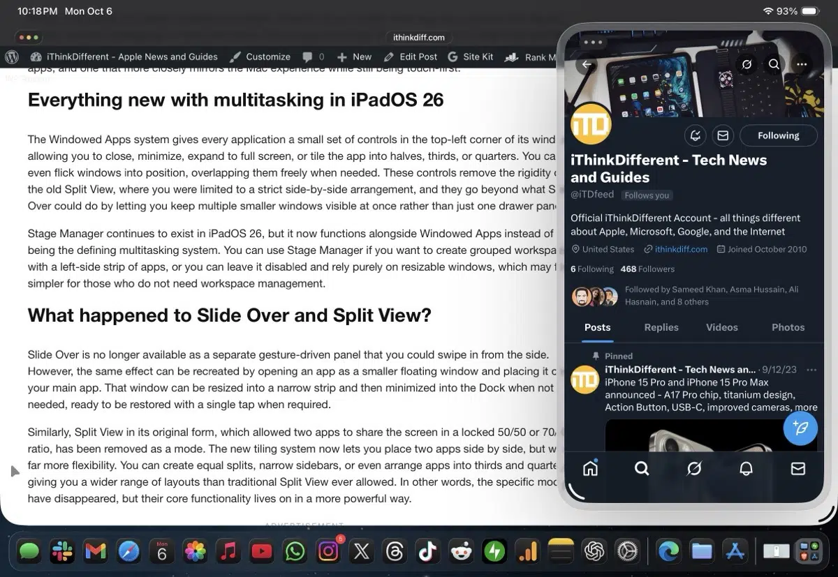 Apple bringt die Rutsche in iPados 26.1 Beta 2 zurück
