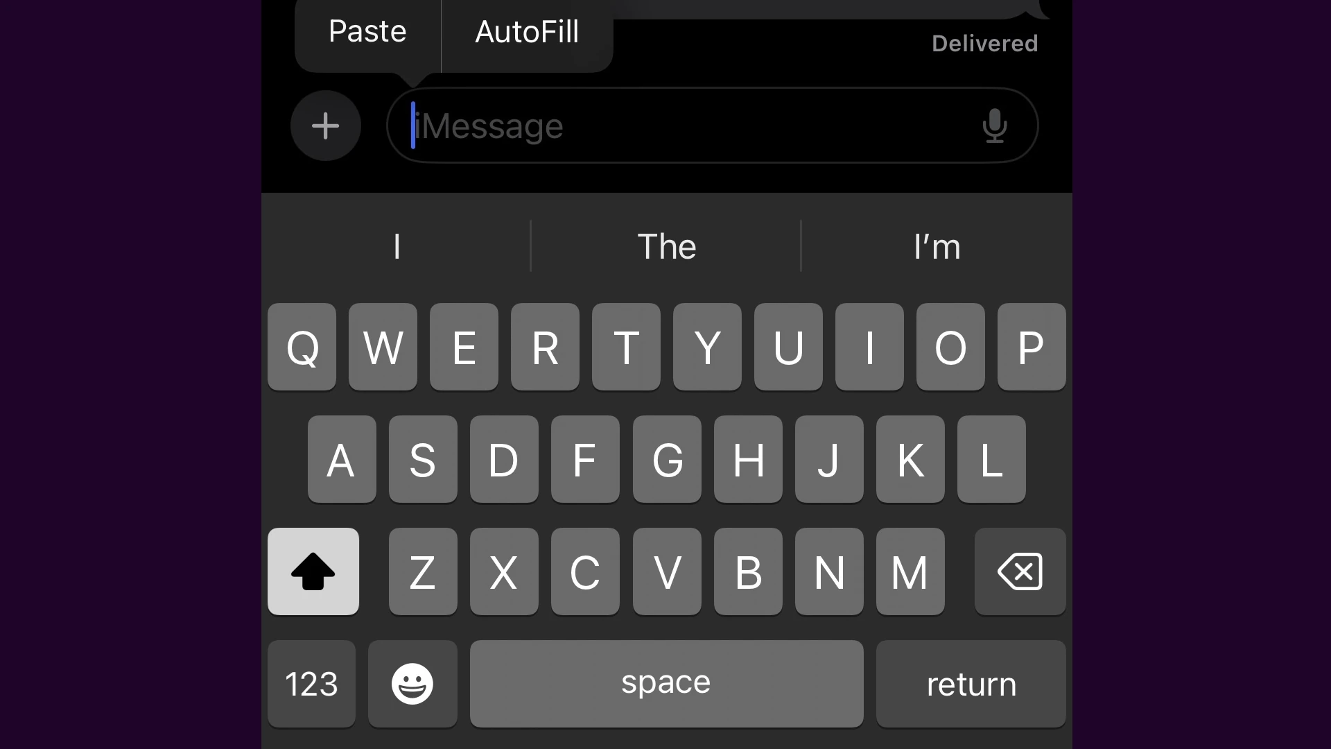 Verwenden von Caps Lock auf dem iPhone